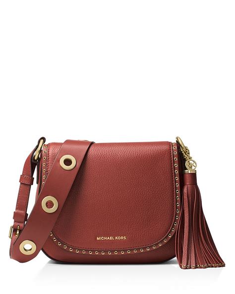 brooklyn medium saddle bag michael kors|MICHAEL Michael Kors MICHAEL Michael Kors Medium .